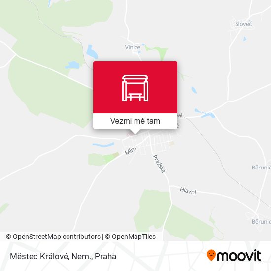 Městec Králové, Nem. mapa
