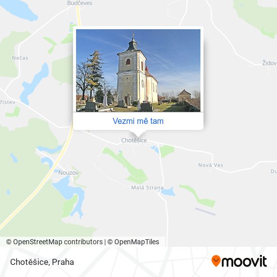 Chotěšice mapa