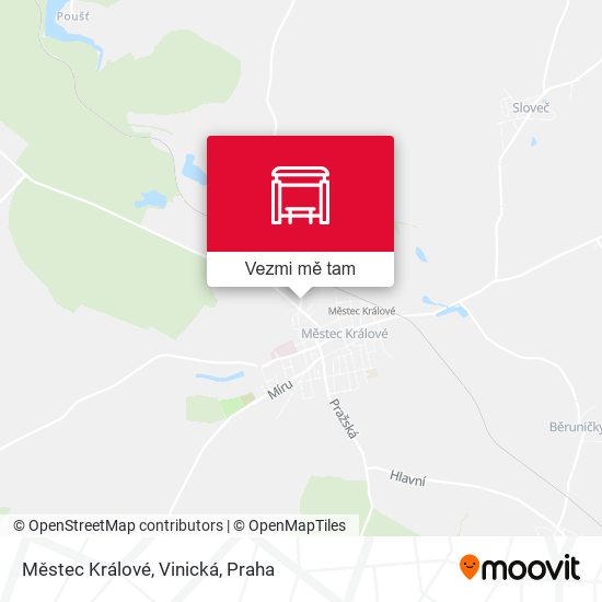 Městec Králové, Vinická mapa