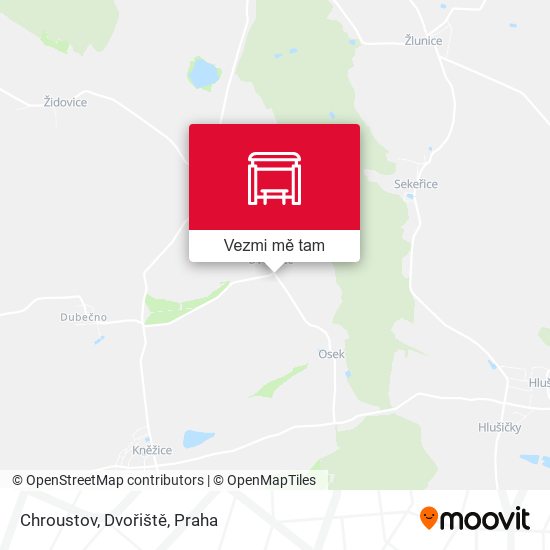 Chroustov, Dvořiště mapa