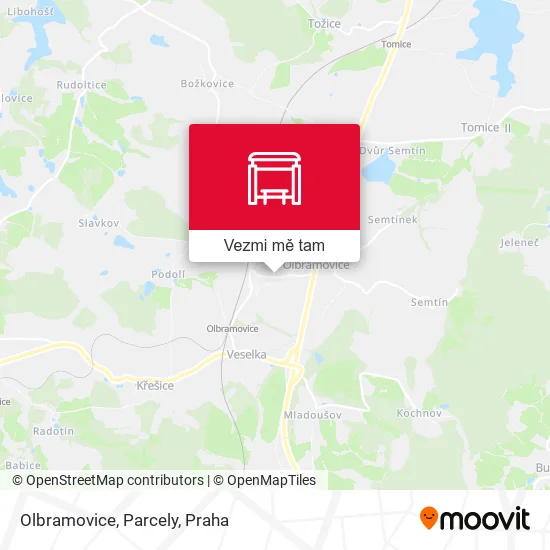 Olbramovice, Parcely mapa