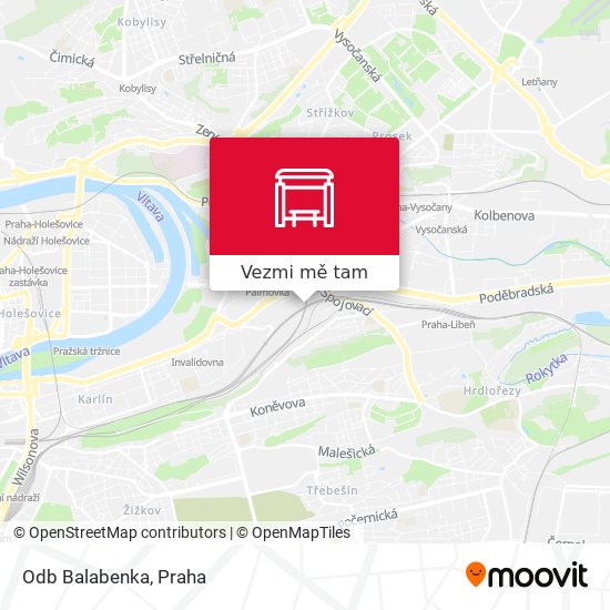 Odb Balabenka mapa