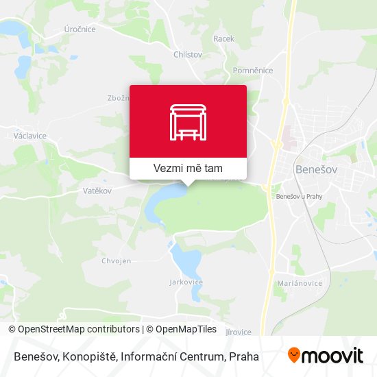 Benešov, Konopiště, Informační Centrum mapa