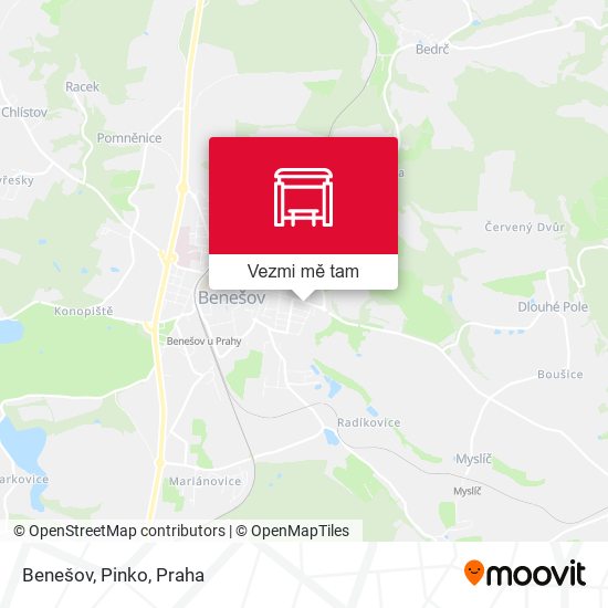 Benešov, Pinko mapa