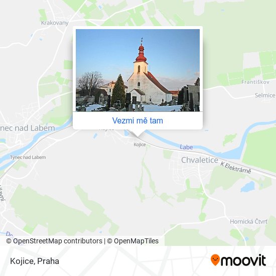 Kojice mapa