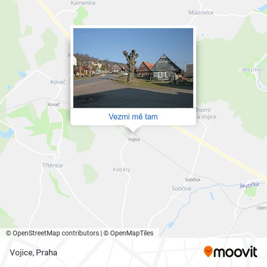 Vojice mapa