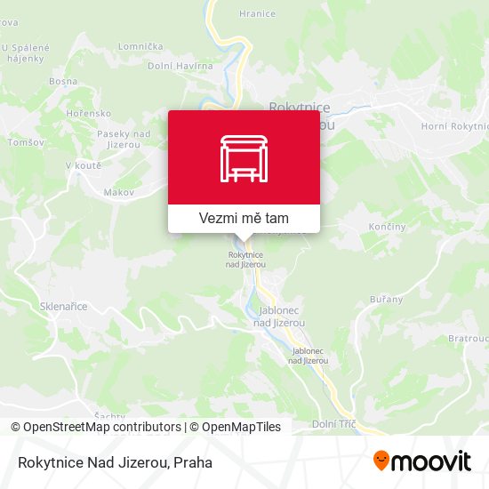 Rokytnice Nad Jizerou mapa
