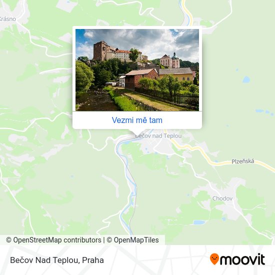 Bečov Nad Teplou mapa