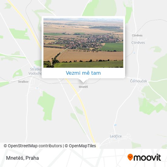 Mnetěš mapa