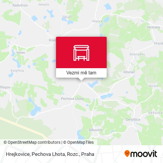 Hrejkovice, Pechova Lhota, Rozc. mapa