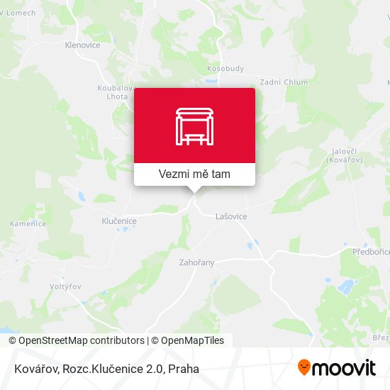 Kovářov, Rozc.Klučenice 2.0 mapa