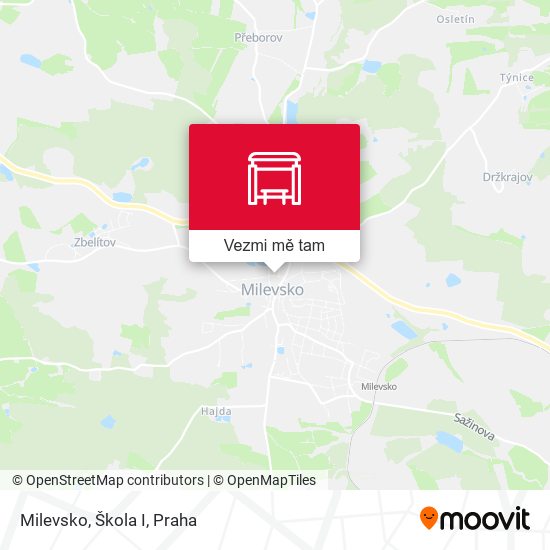 Milevsko, Škola I mapa