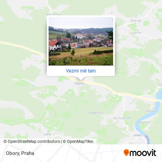 Obory mapa