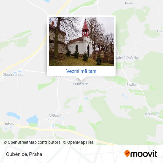 Ouběnice mapa