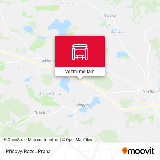 Příčovy, Rozc. mapa