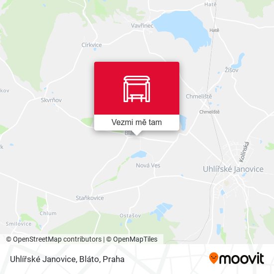 Uhlířské Janovice, Bláto mapa