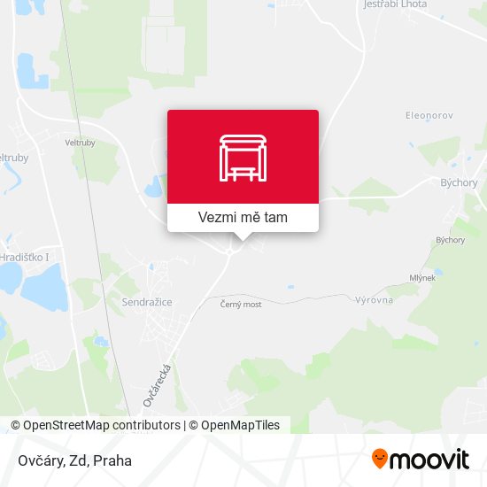 Ovčáry, Zd mapa