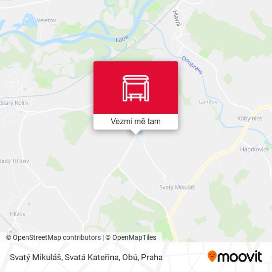 Svatý Mikuláš, Svatá Kateřina, Obú mapa