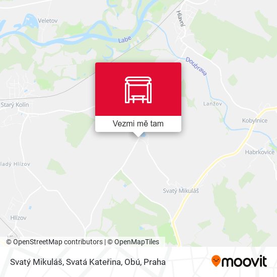 Svatý Mikuláš, Svatá Kateřina, Obú mapa