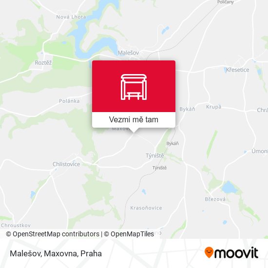 Malešov, Maxovna mapa