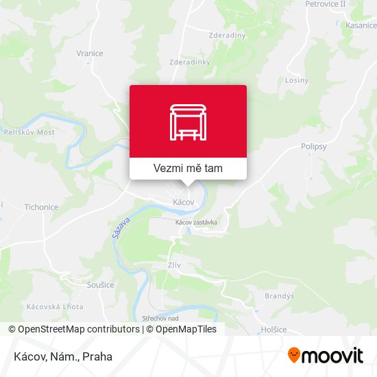 Kácov, Nám. mapa
