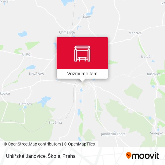 Uhlířské Janovice, Škola mapa