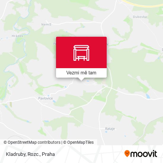 Kladruby, Rozc. mapa