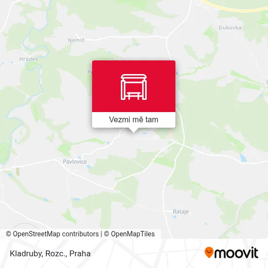 Kladruby, Rozc. mapa