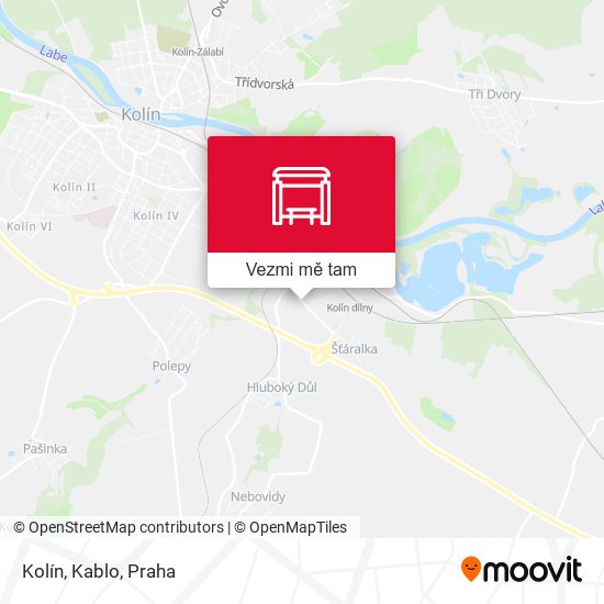 Kolín, Kablo mapa