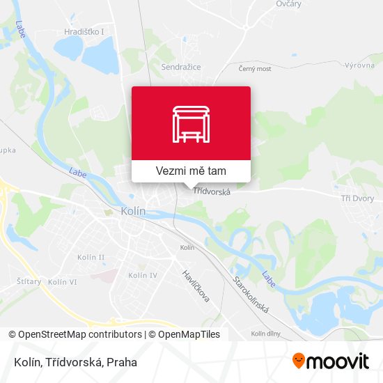 Kolín, Třídvorská mapa