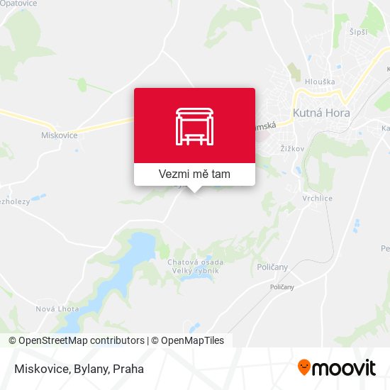 Miskovice, Bylany mapa