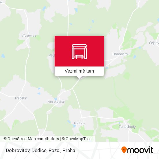 Dobrovítov, Dědice, Rozc. mapa