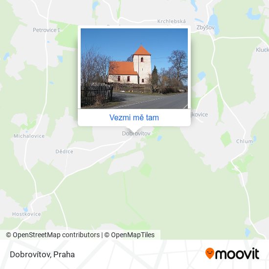 Dobrovítov mapa