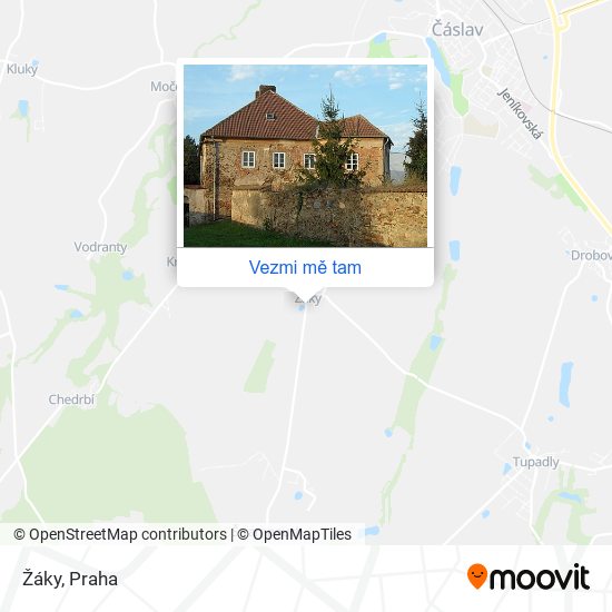 Žáky mapa