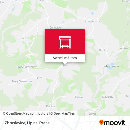 Zbraslavice, Lipina mapa