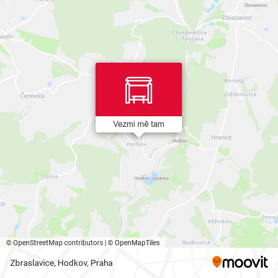 Zbraslavice, Hodkov mapa
