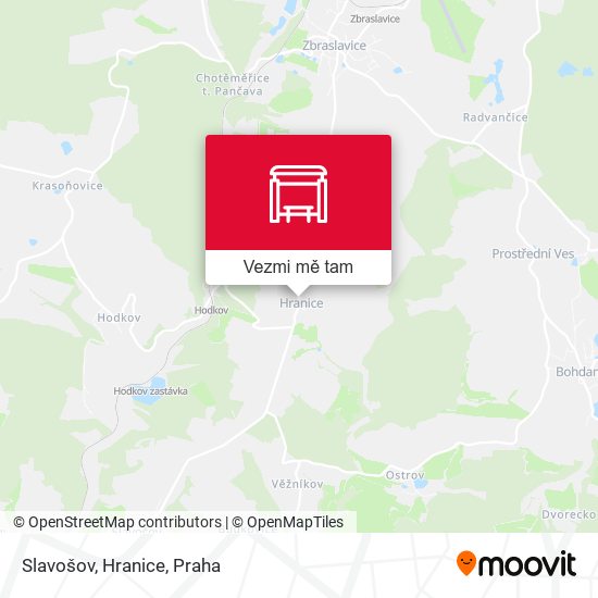Slavošov, Hranice mapa