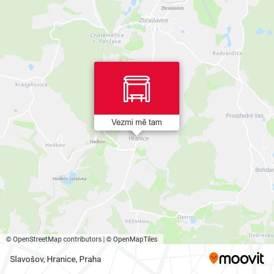 Slavošov, Hranice mapa