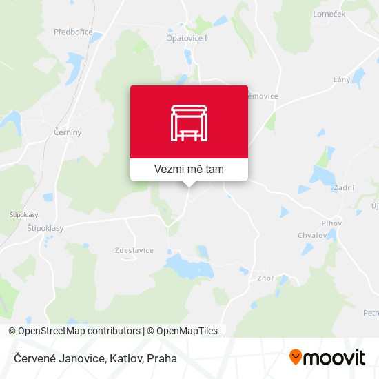 Červené Janovice, Katlov mapa