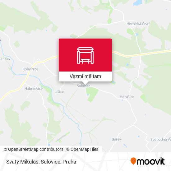 Svatý Mikuláš, Sulovice mapa