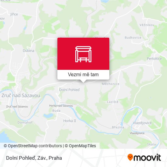 Dolní Pohleď, Záv. mapa