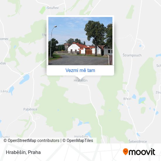 Hraběšín mapa