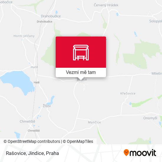 Rašovice, Jindice mapa