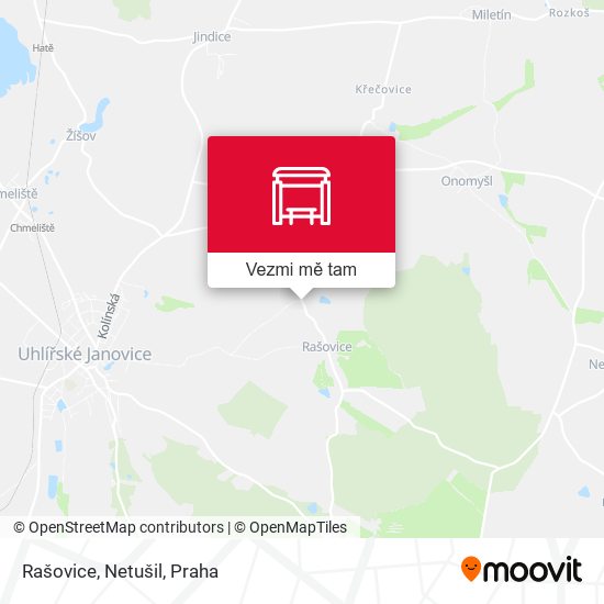 Rašovice, Netušil mapa