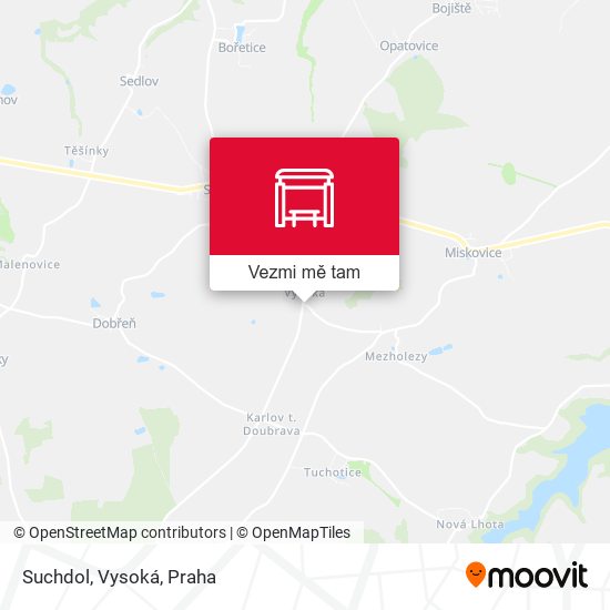 Suchdol, Vysoká mapa