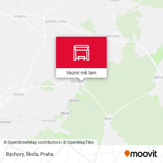 Býchory, Škola mapa