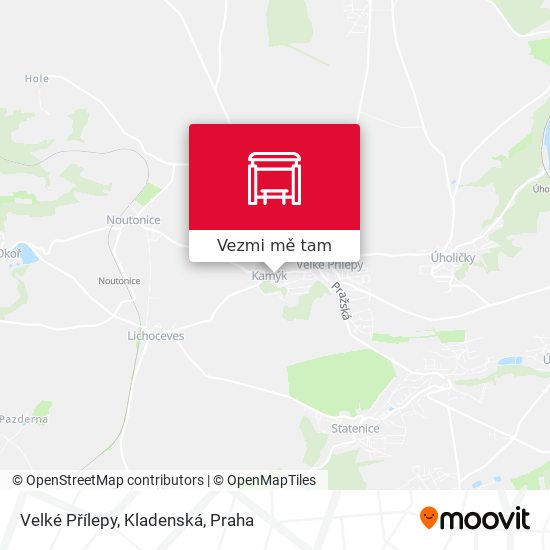 Velké Přílepy, Kladenská mapa