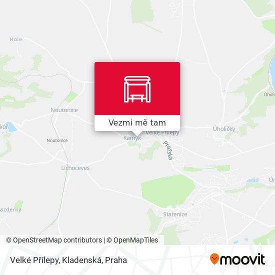 Velké Přílepy, Kladenská mapa