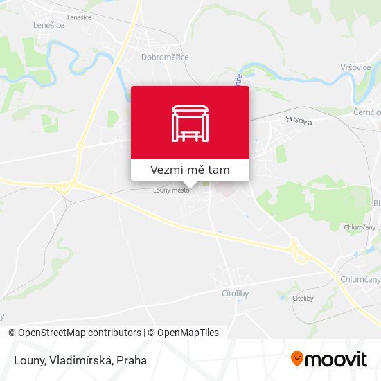 Louny, Vladimírská mapa