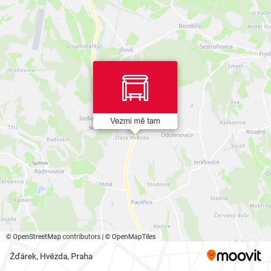 Žďárek, Hvězda mapa